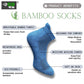 Generic 4_Pair Set Unisex Casual Bamboo Cotton Printed Ankle Length Socks (Multicolor)