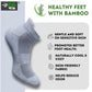 Generic 4_Pair Set Unisex Casual Bamboo Cotton Printed Ankle Length Socks (Multicolor)