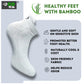 Generic 4_Pair Set Unisex Casual Bamboo Cotton Printed Ankle Length Socks (Multicolor)