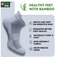 Generic 4_Pair Set Unisex Casual Bamboo Cotton Printed Ankle Length Socks (Multicolor)