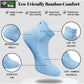 Generic 4_Pair Set Unisex Casual Bamboo Cotton Printed Ankle Length Socks (Multicolor)
