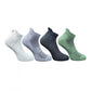 Generic 4_Pair Set Unisex Casual Bamboo Cotton Printed Ankle Length Socks (Multicolor)