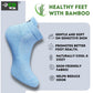 Generic 4_Pair Set Unisex Casual Bamboo Cotton Printed Ankle Length Socks (Multicolor)