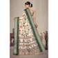 Generic Women's Cotton Silk  Printed Saree With Unstitched Blouse 5.5Mtr (Green)