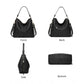 Generic Women's PU Leather Zipper Handbag (Black)