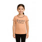 Generic Girl's Cotton Printeded Round Neck T-Shirt (Sandal Beach)