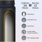 Generic 650 Ml Double Wall Insulated Stainless Steel Water Bottle With Screw Lid (Black)