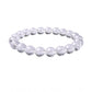 Generic Natural Crystal 8mm Clear Quartz Bracelet (White)