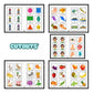 Generic Montessori Busy Book – Early Learning Activity Set (2–4 Years, Multicolor)