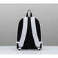 Generic Unisex PU Leather Solid Medium Zipper Backpack (Grey)