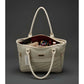 Generic Women's PU Leather Solid Shoulder Zipper Handbag (Cream)