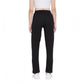 Generic Women's Cotton Solid Elasticated Track Pants (Black)