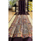 Generic Women's Tussar Silk Madhubani Saree With Unstitched Blouse 5.5Mtr (Coffee)