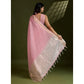 Generic Women's Tissue Checks_With_Buttis Saree With Unstitched Blouse 5.5Mtr (Light_Pink)