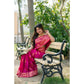 Generic Women's Katan_Silk Zari_Weaving Saree With Unstitched Blouse 5.5Mtr (Pink)