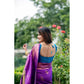 Generic Women's Katan_Silk Zari_Weaving Saree With Unstitched Blouse 5.5Mtr (Purple)