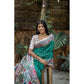 Generic Women's Faux_Tussar Geometric_Print Saree With Unstitched Blouse 5.5Mtr (Rama_Green)