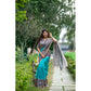 Generic Women's Faux_Tussar Geometric_Print Saree With Unstitched Blouse 5.5Mtr (Rama_Green)