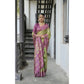 Generic Women's Faux_Tussar Ikat Saree With Unstitched Blouse 5.5Mtr (Green)