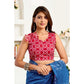 Generic Women's Faux Linen Floral Print Ready to wear Saree With Unstitched Blouse 5.5Mtr (Blue)