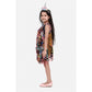 Generic Girl's Chiffon Ruffled Sleeveless Dress (Black)