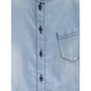 Generic Girl's Denim Embellished Sleeveless Jumpsuit (Blue)