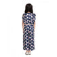 Generic Girl's Rayon Polka Flutter Jumpsuit (Multicolor)