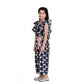 Generic Girl's Rayon Polka Flutter Jumpsuit (Multicolor)