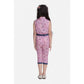 Generic Girl's Cotton Printed Sleeveless Jumpsuit (Pink)