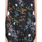 Generic Girl's Rayon Flamingo Print Sleeveless Jumpsuit (Black-Multicolor)