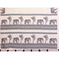 Generic Women's Linen Cotton Printed Saree With Unstitched Blouse 5.5Mtr (Off White)