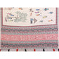 Generic Women's Linen Cotton Printed Saree With Unstitched Blouse 5.5Mtr (Off White)