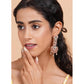Generic Women's Brass Silver Plated Drop Earrings (Turquoise)