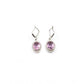 Generic Women's Brass Silver Plated Pendant Set (Pink)