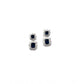 Generic Women's Brass Silver Plated Pendant Set (Blue)