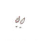 Generic Women's Brass Silver Plated Necklace set (Pink)