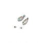 Generic Women's Brass Silver Plated Necklace set (Turquoise)