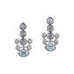 Generic Women's Brass Silver Plated Necklace set (Turquoise)