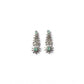 Generic Women's Brass Silver Plated Necklace set (Turquoise)
