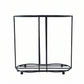 Modern metal beverage cup organizer rack for countertops