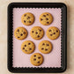 Close-up of non-stick decorative baking paper sheet for oven and food use.