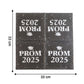 Close-up showing thickness and texture of Prom 2025 party napkins