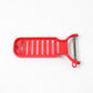 Vibrant red compact ginger grater and peeler by Supermom