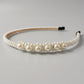 Fashionable and comfortable pearl beaded hair accessory