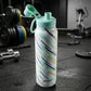 Insulated stainless steel water bottle ideal for travel and outdoor activities