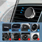 Magnetic phone holder with 360-degree rotation for convenient smartphone positioning