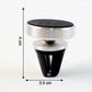 User adjusting 360-degree rotating magnetic phone holder stand