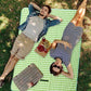 Lightweight foldable camping picnic mat with waterproof surface