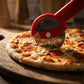 Ergonomic handle pizza cutter tool for kitchen use