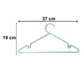 Hanger set for closet storage, supporting heavy clothes
